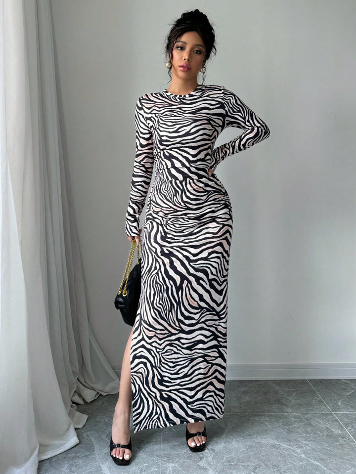 Rochie maxi SHEIN, mix culori