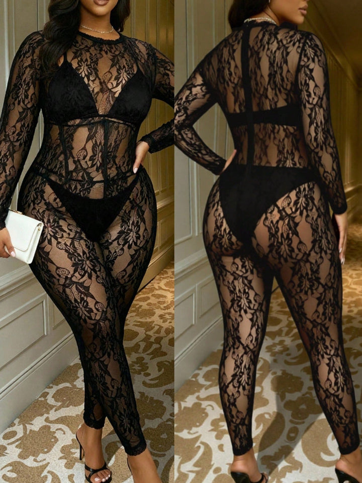 SHEIN jumpsuit, fekete
