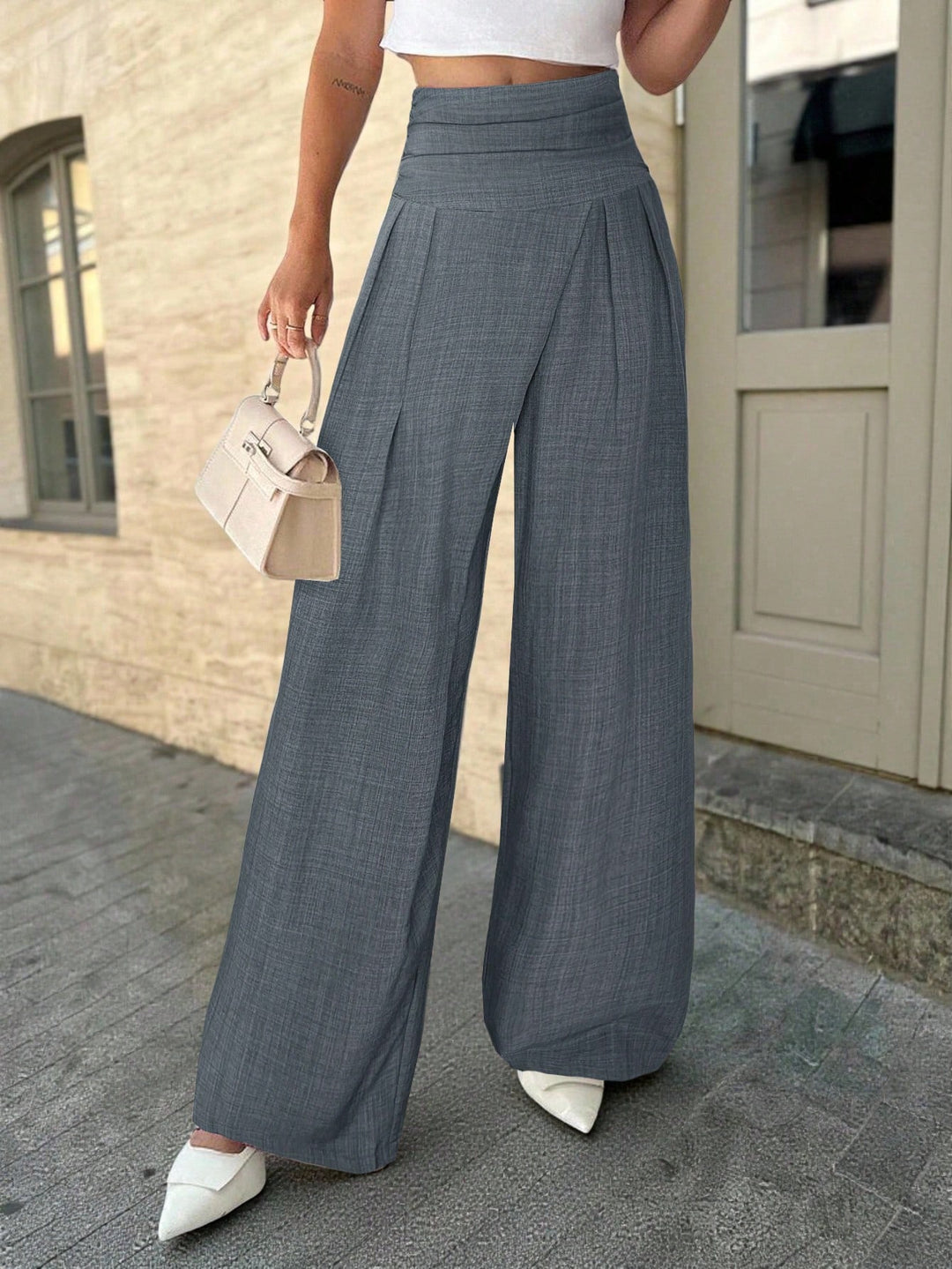 Pantaloni SHEIN, gri