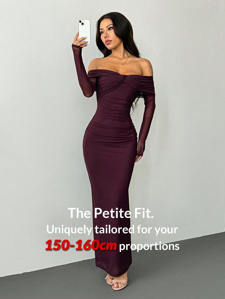 Rochie maxi SHEIN, vișiniu