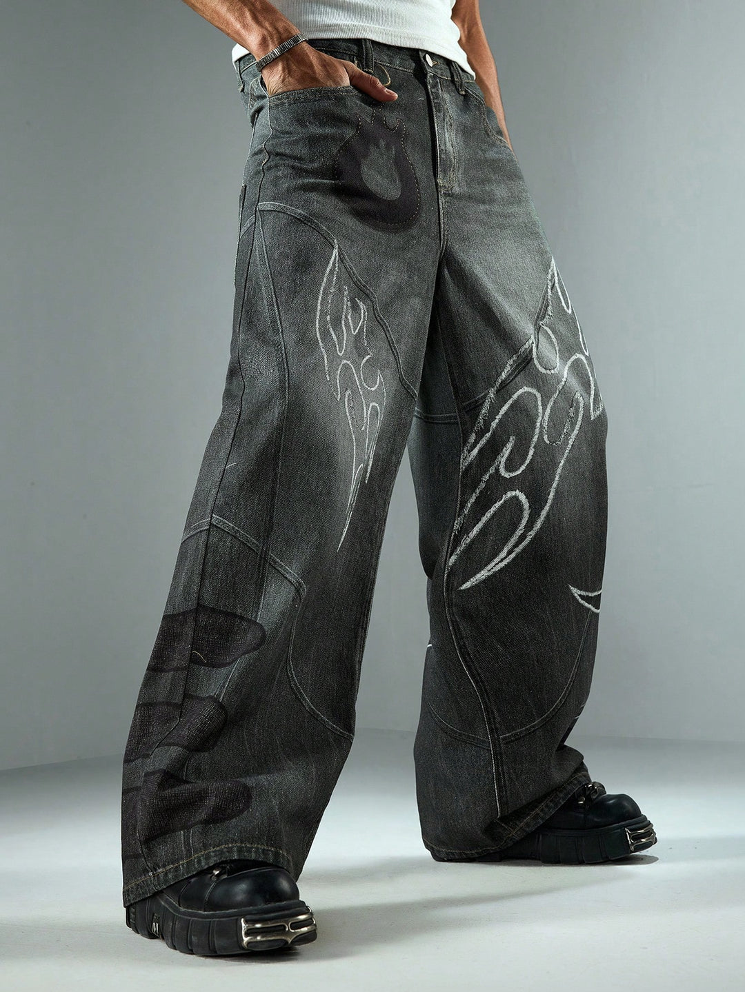 Jeans SHEIN, mix culori