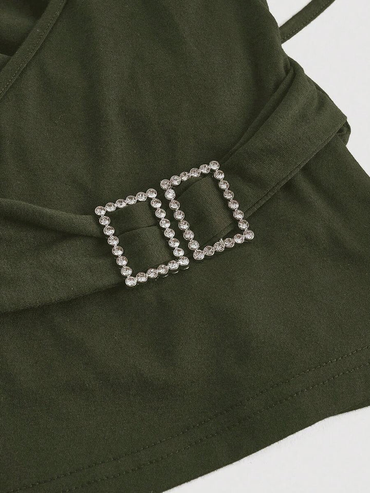 Top SHEIN, verde