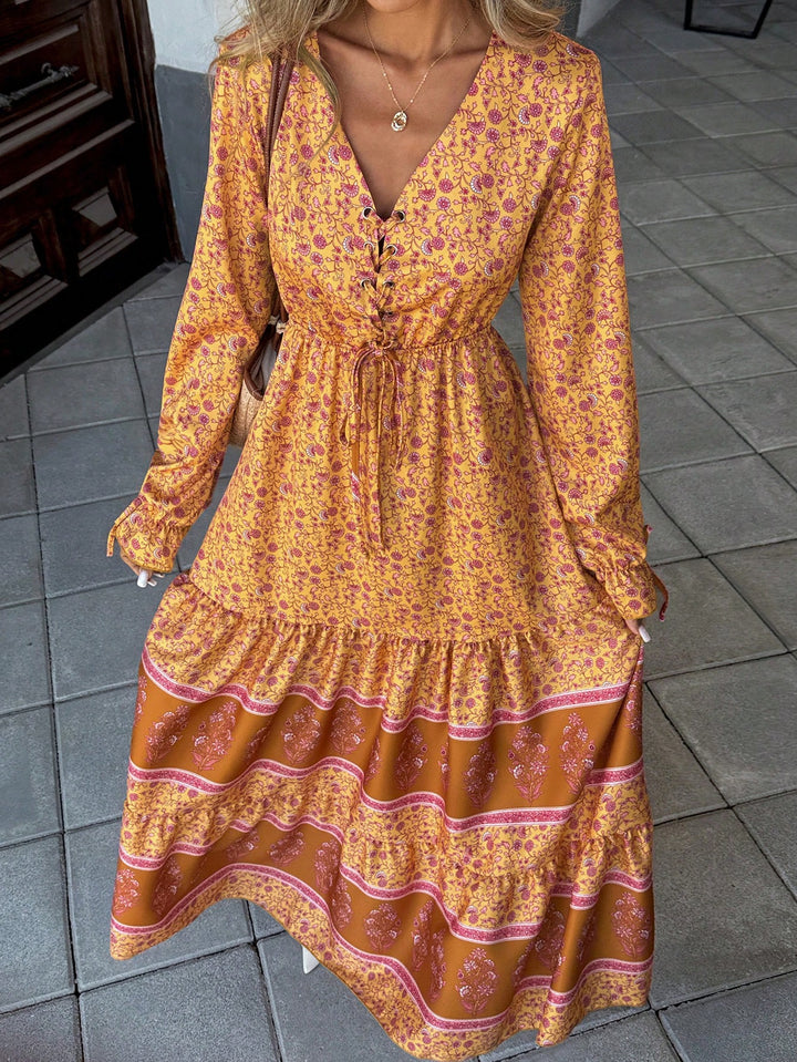 Rochie maxi SHEIN, galben