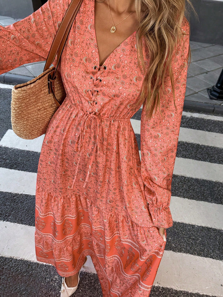 Rochie maxi SHEIN, portocaliu