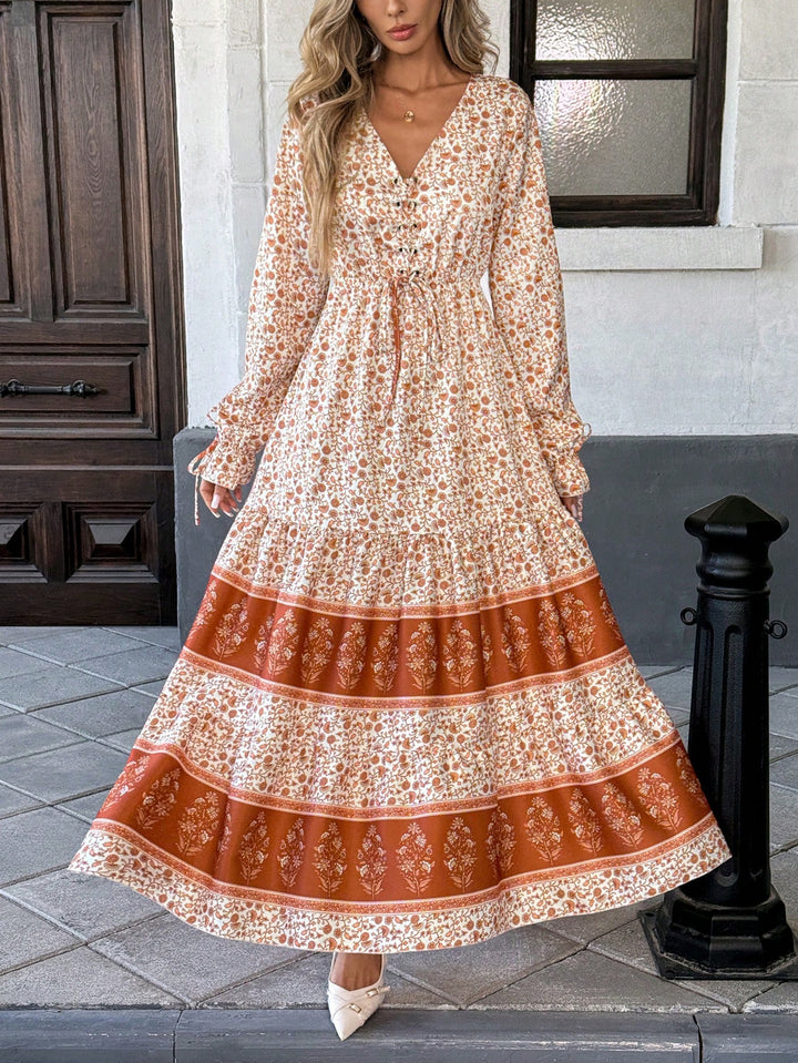 Rochie maxi SHEIN, mix culori
