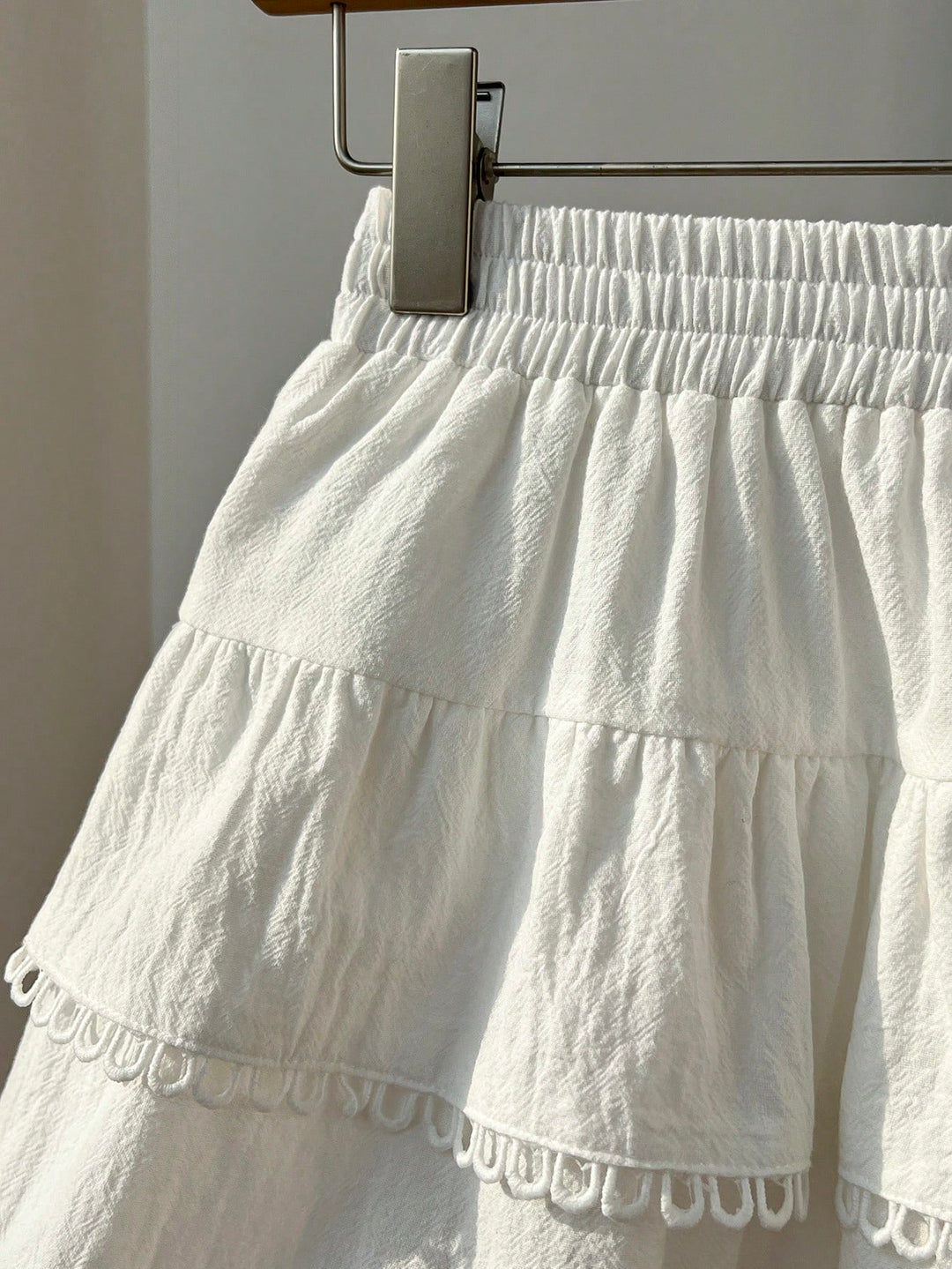 Pantaloni scurți SHEIN, alb