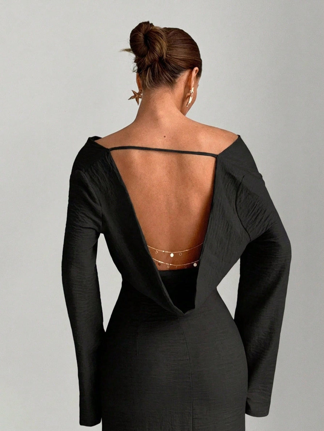 Rochie maxi SHEIN, negru