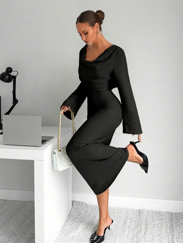 Rochie maxi SHEIN, negru