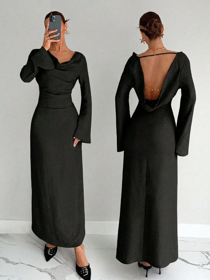 Rochie maxi SHEIN, negru