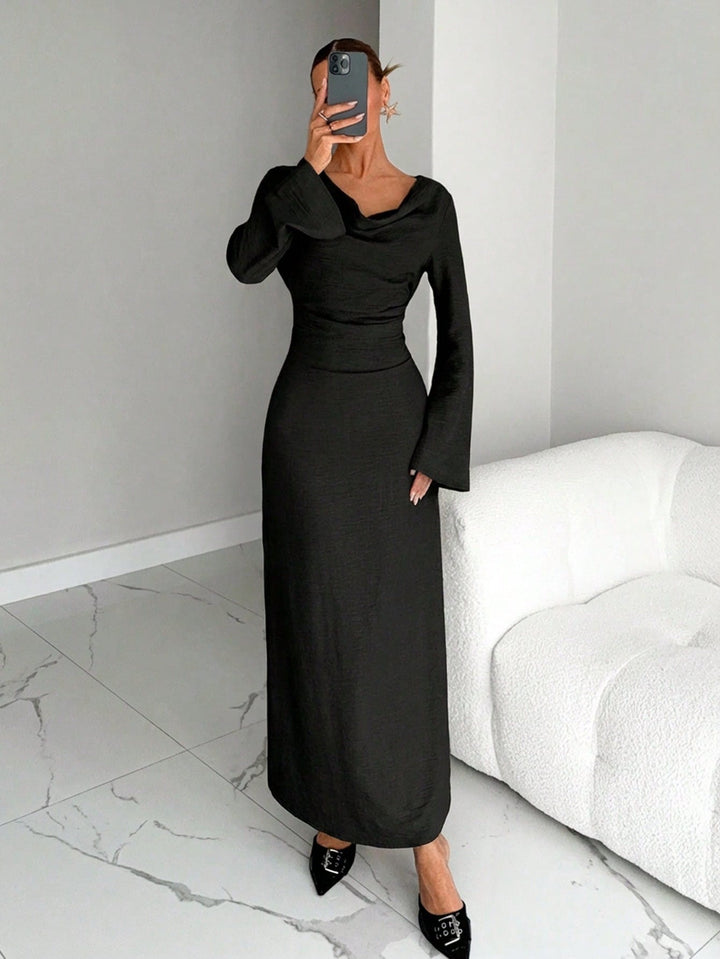 Rochie maxi SHEIN, negru