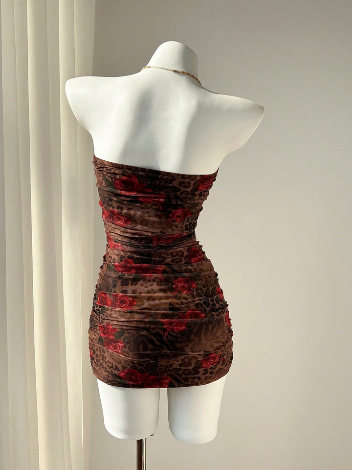 Rochie scurtă SHEIN, mix culori