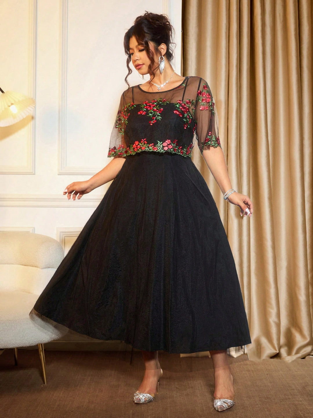 Rochie SHEIN, mix culori