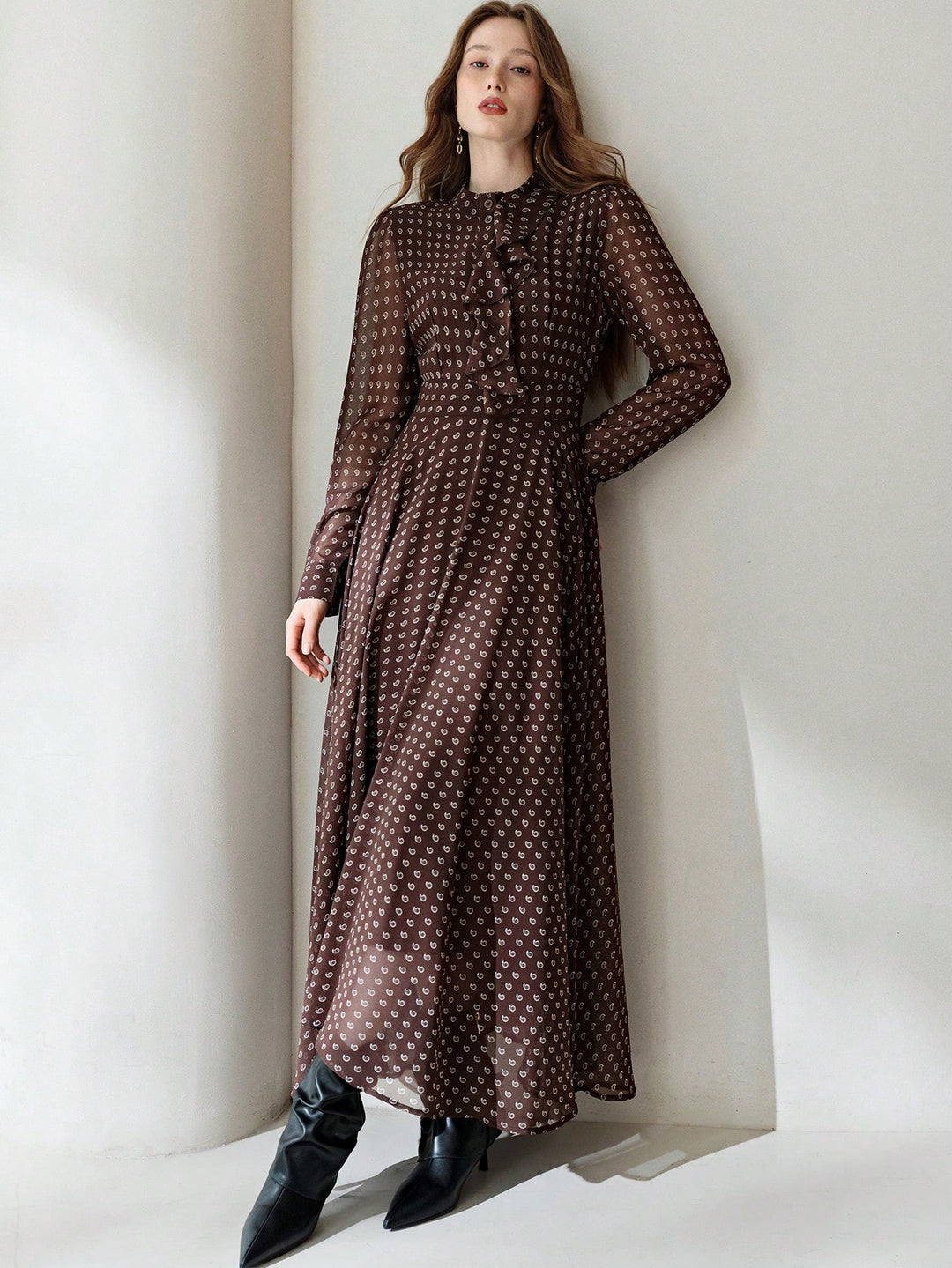Rochie maxi SHEIN, mix culori