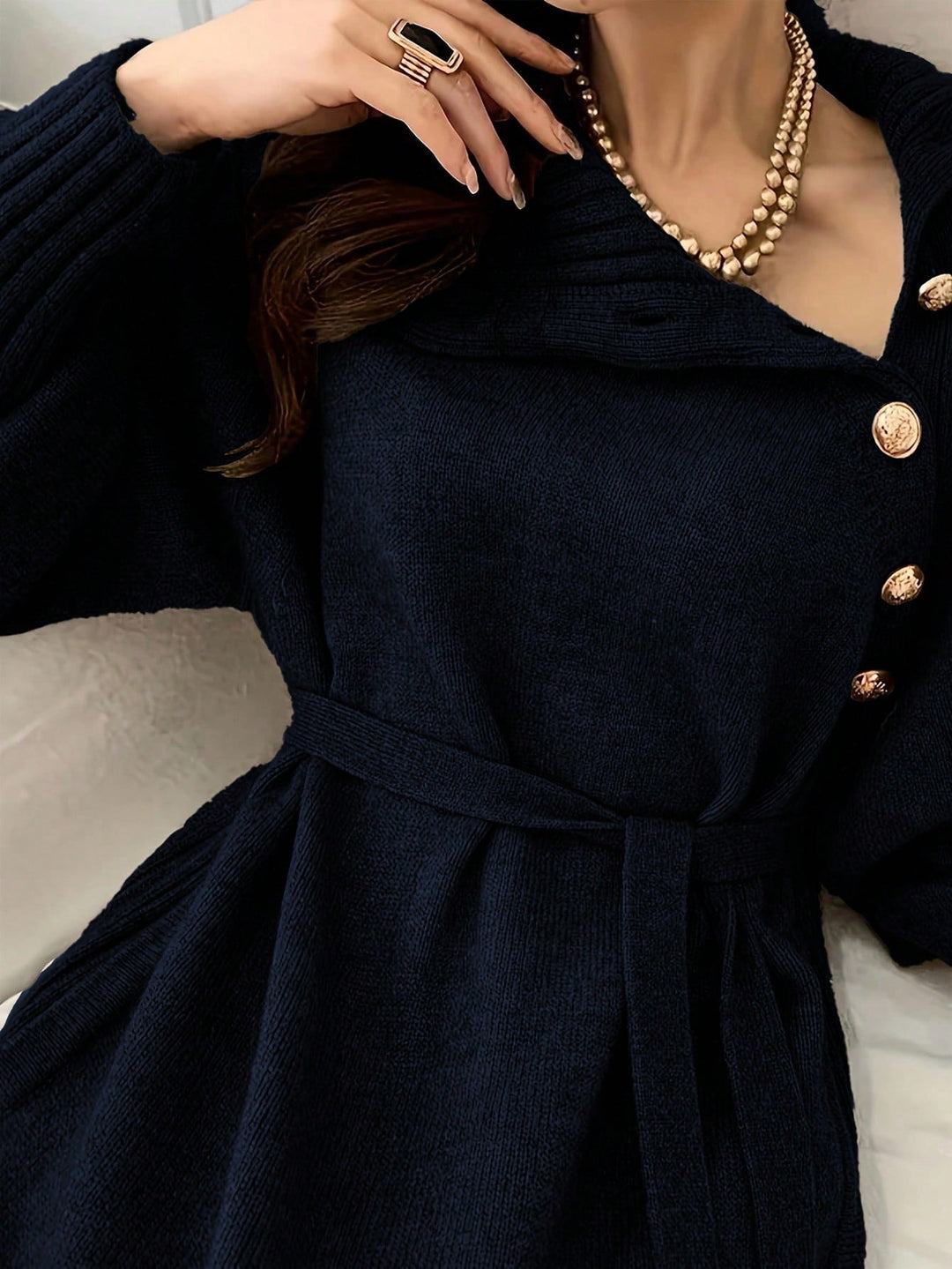 Rochie maxi SHEIN, albastru