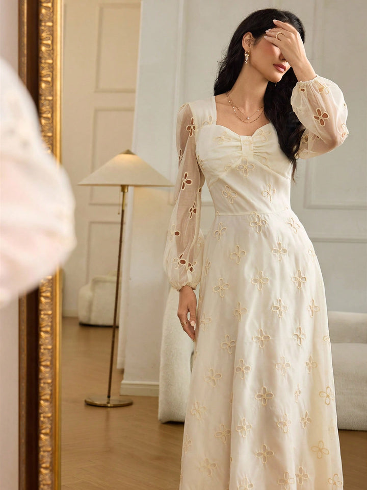 Rochie midi SHEIN, bej