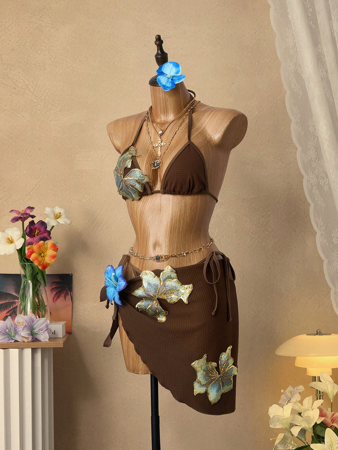 Set bikini SHEIN, maro