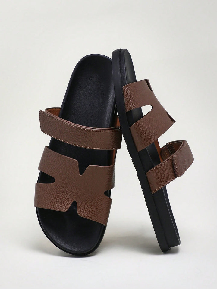 SHEIN szandál, khaki