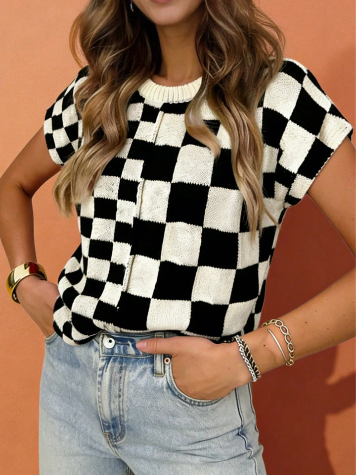 Tricou tricotat SHEIN, mix culori