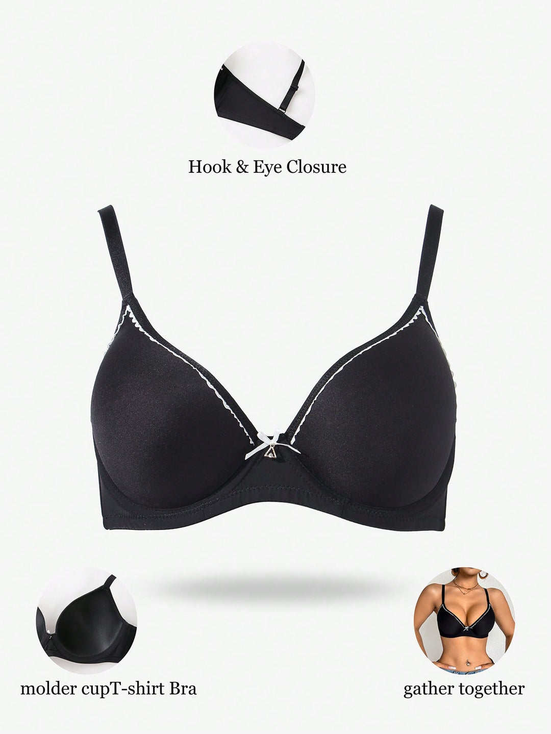 Sutien SHEIN, negru
