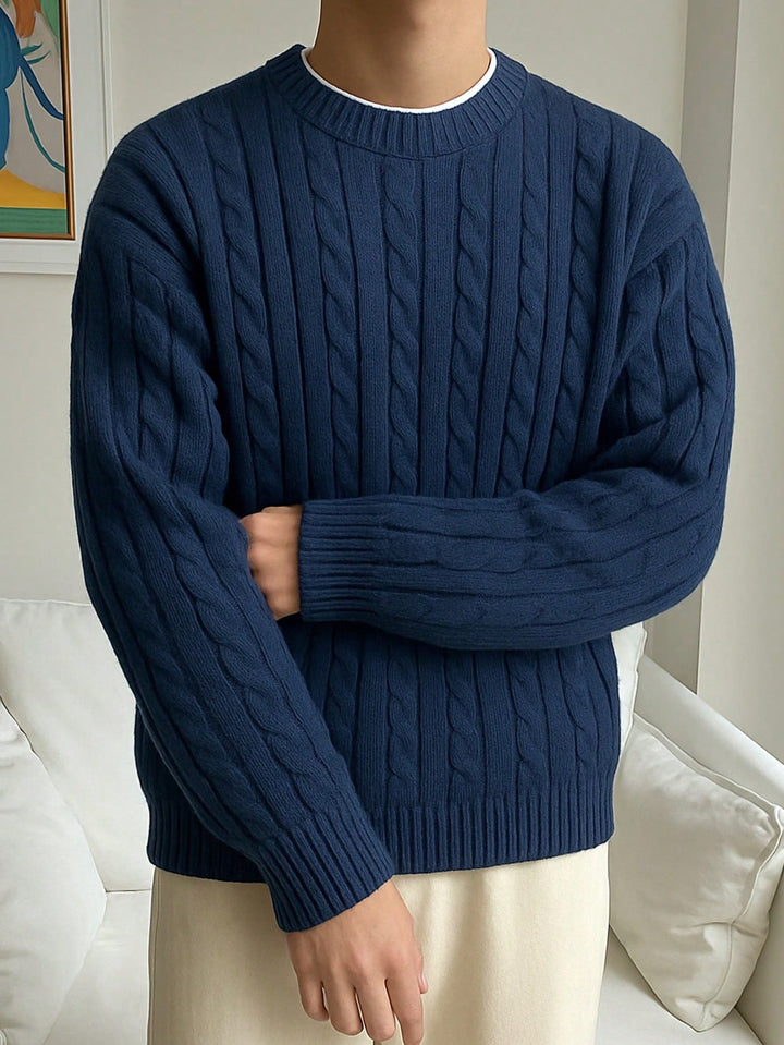 Pulover SHEIN, bleumarin