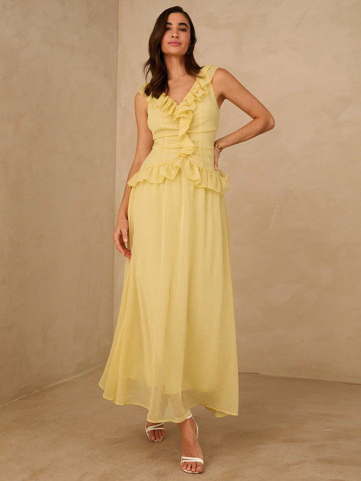 Rochie scurtă SHEIN, galben
