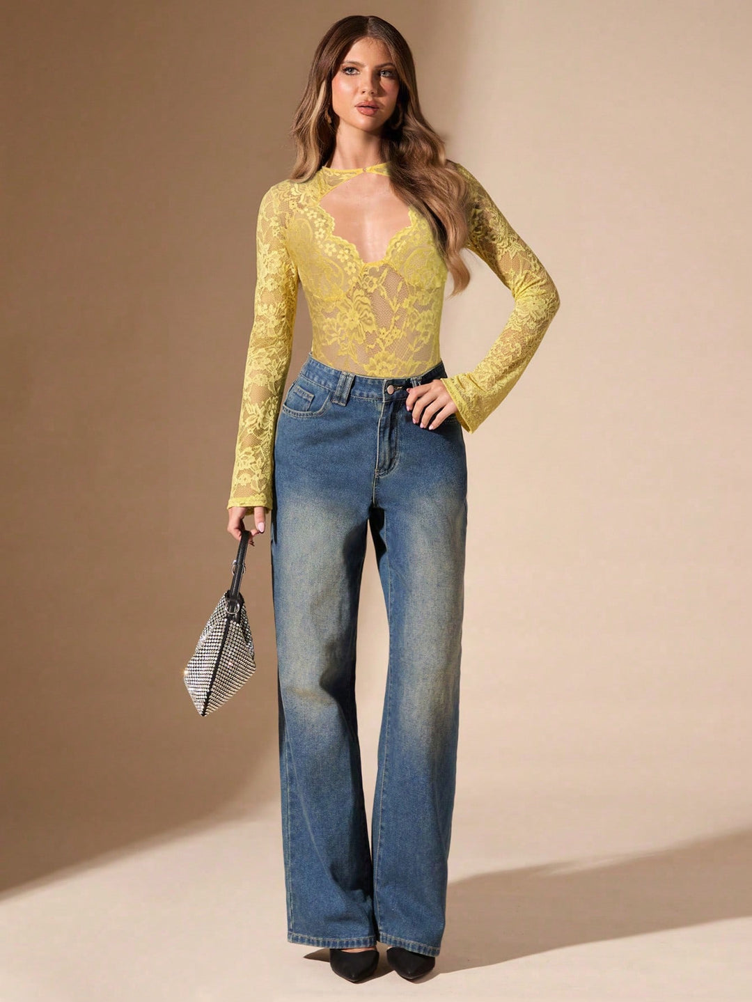 Body SHEIN, galben
