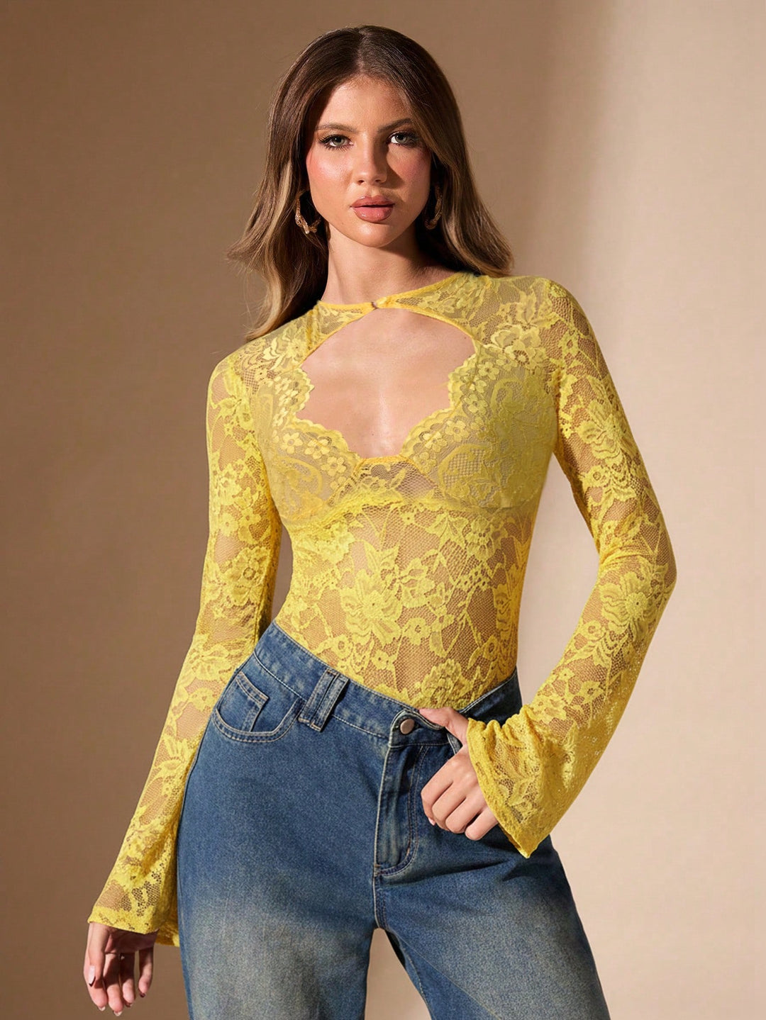 Body SHEIN, galben