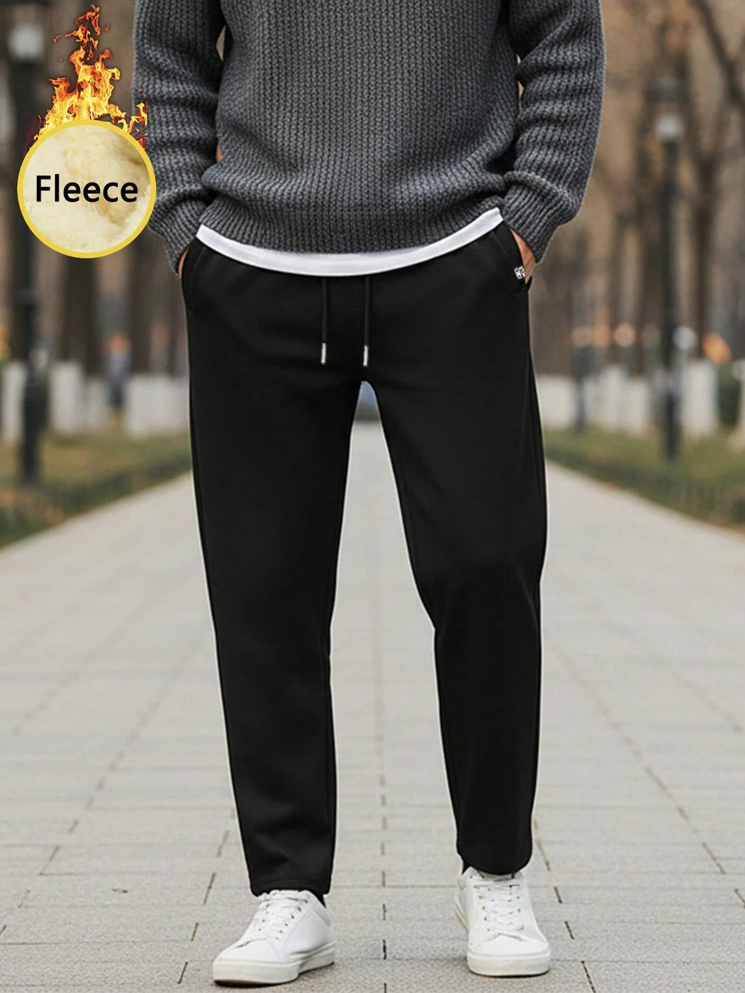 Pantaloni SHEIN, negru