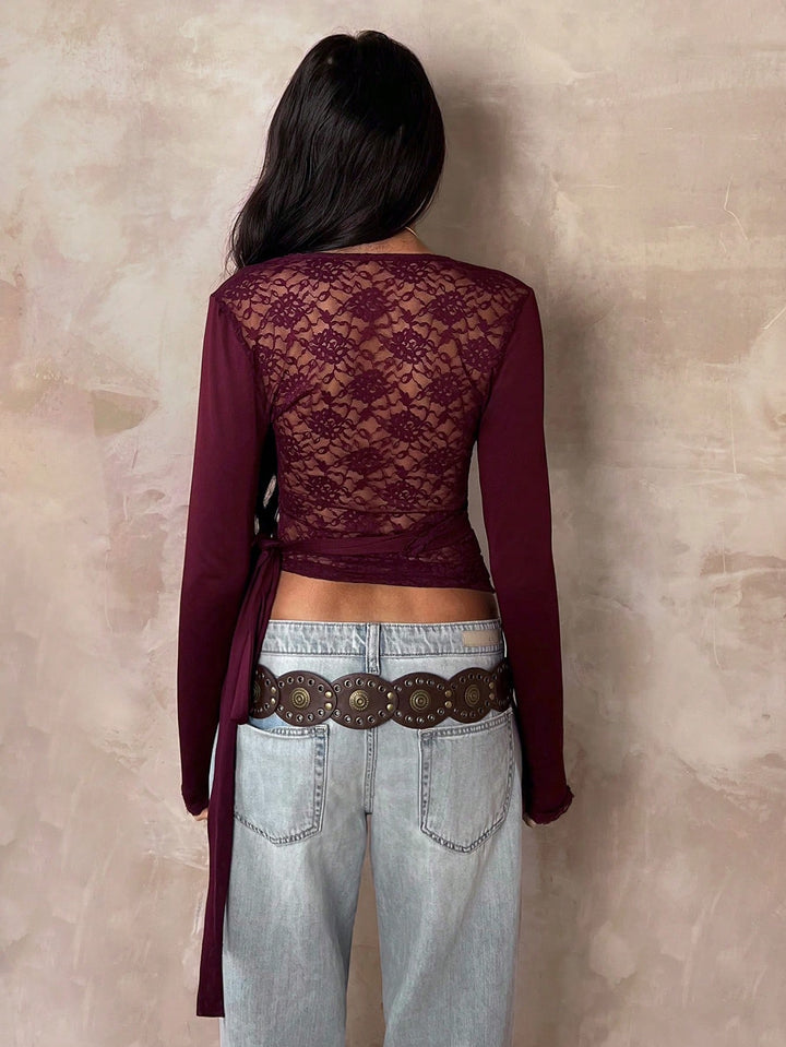 Tricou SHEIN, vișiniu