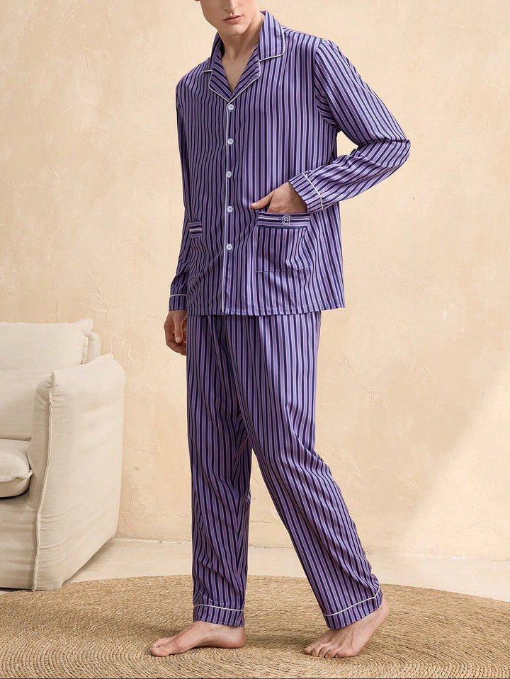 Compleu pijamale SHEIN, mov