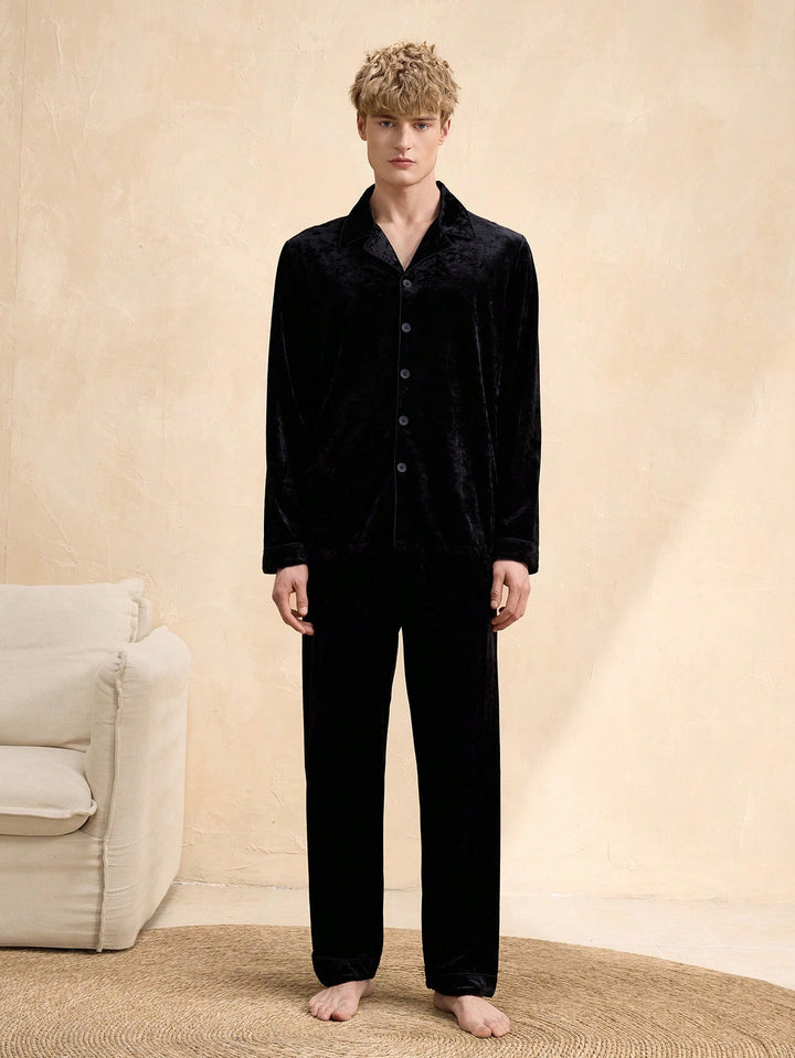 Compleu pijamale SHEIN, negru