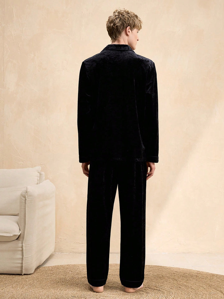 Compleu pijamale SHEIN, negru