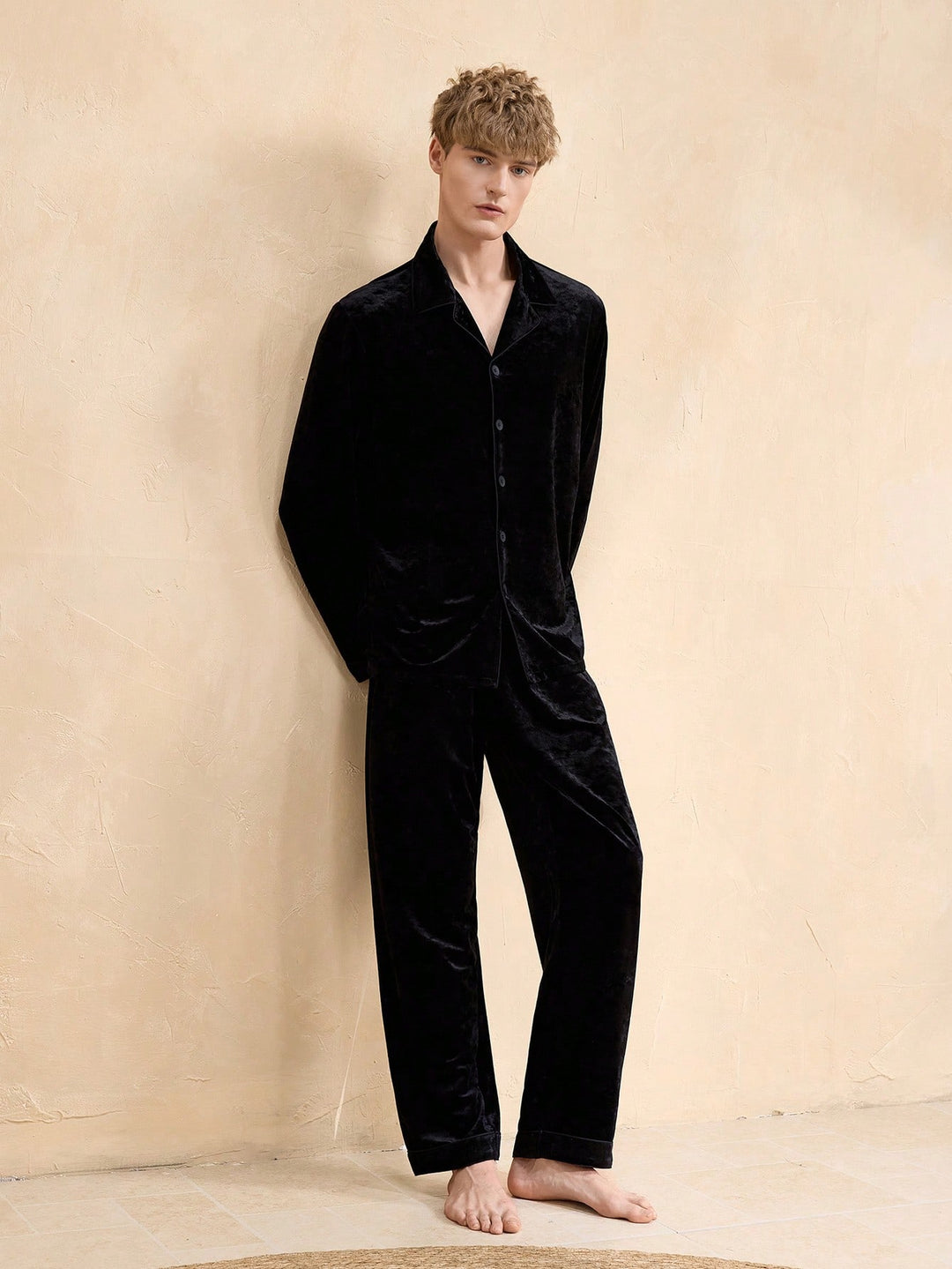 Compleu pijamale SHEIN, negru