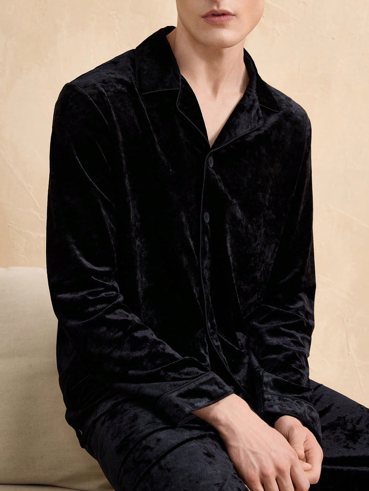 Compleu pijamale SHEIN, negru