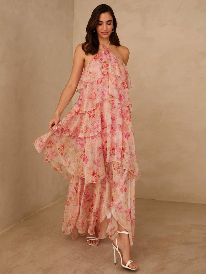Rochie maxi SHEIN, roz