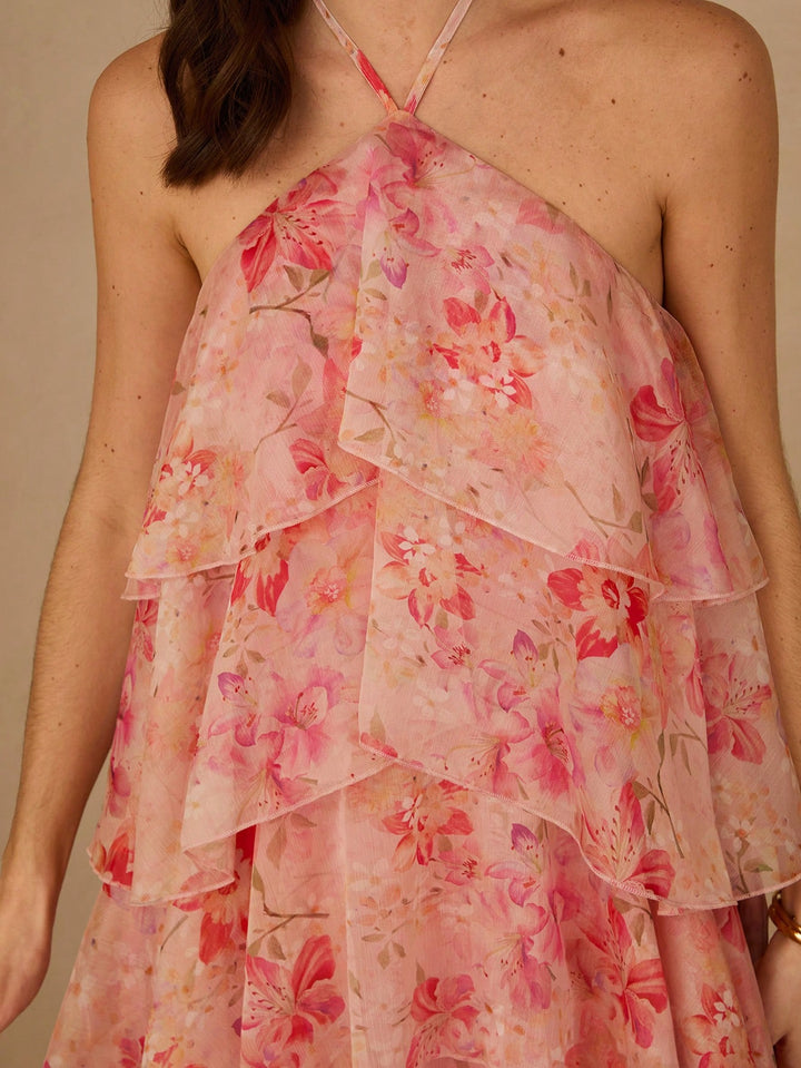 Rochie maxi SHEIN, roz