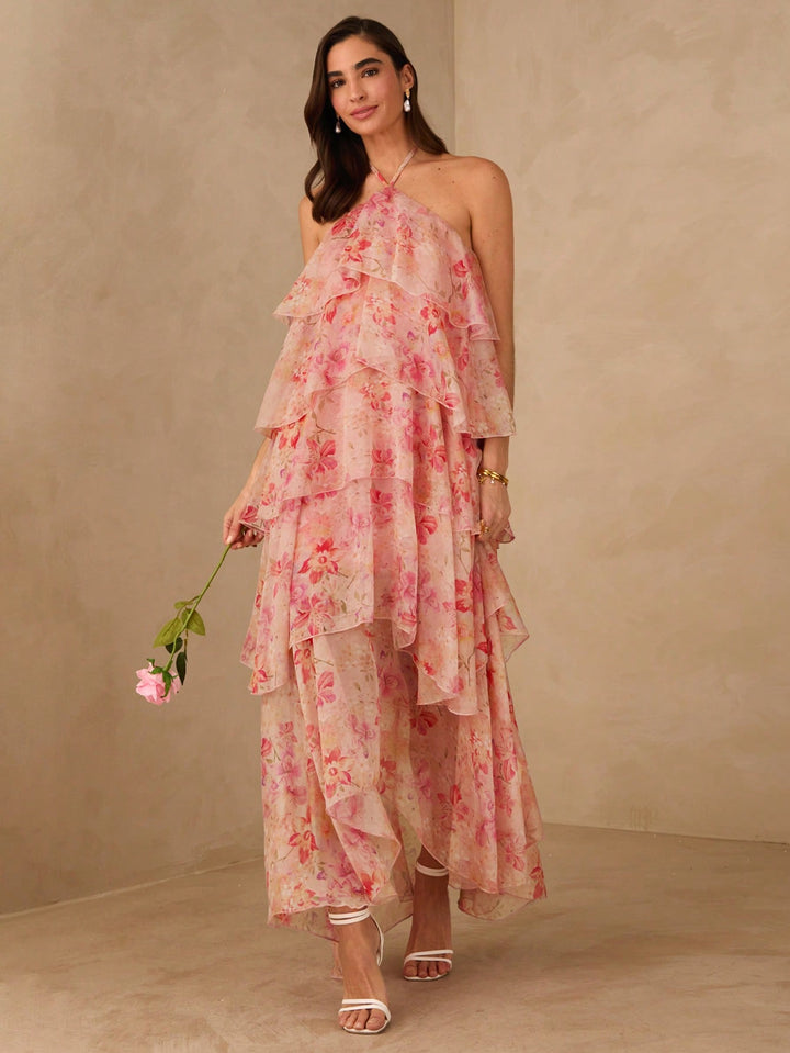 Rochie maxi SHEIN, roz