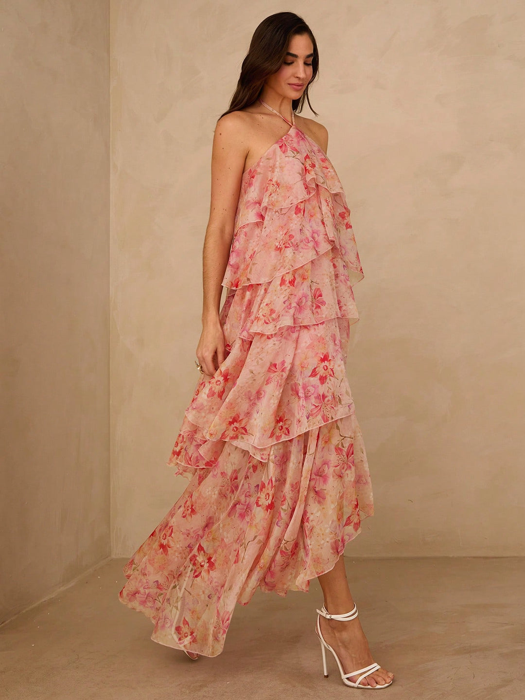 Rochie maxi SHEIN, roz