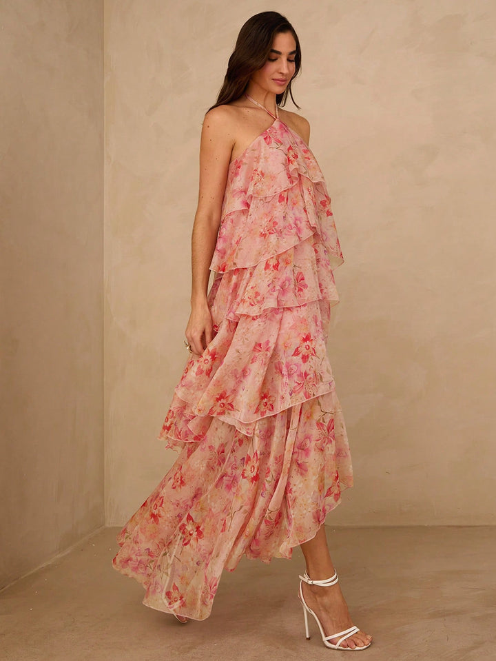 Rochie maxi SHEIN, roz