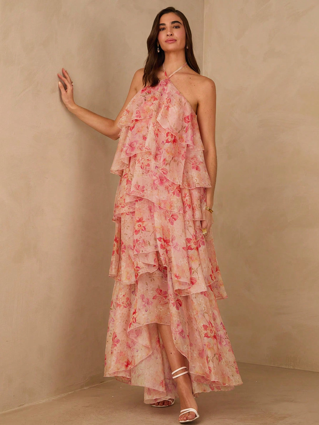 Rochie maxi SHEIN, roz