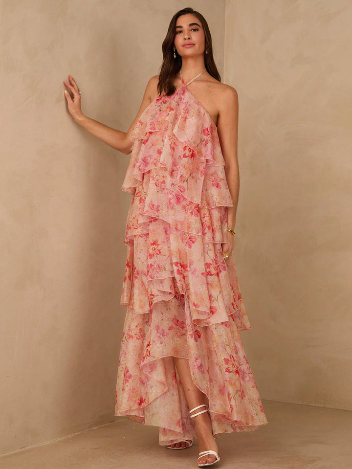 Rochie maxi SHEIN, roz