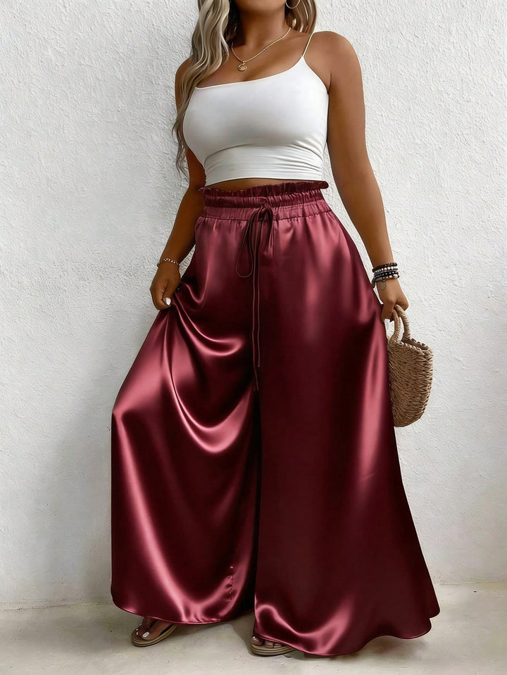 Pantaloni SHEIN, vișiniu