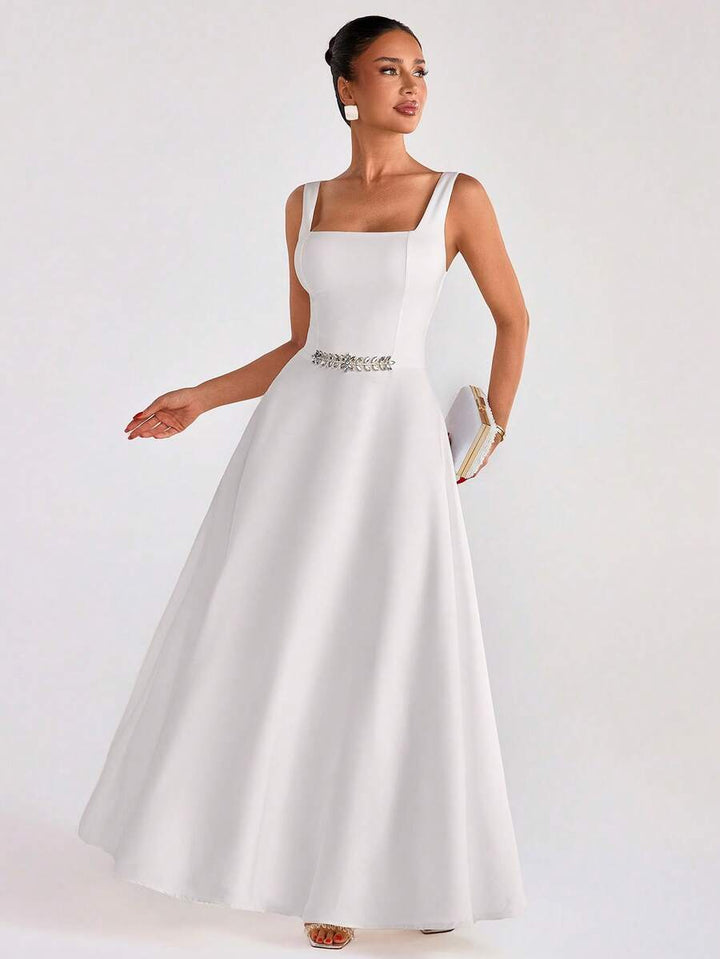 Rochie de ocazie SHEIN, alb