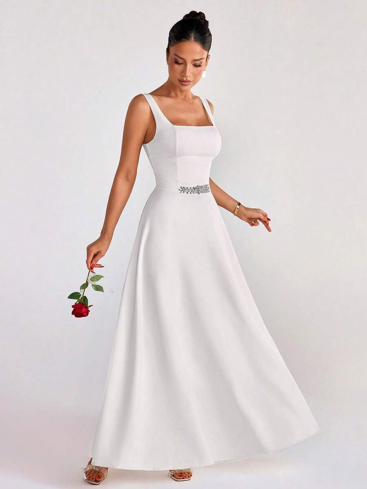 Rochie de ocazie SHEIN, alb