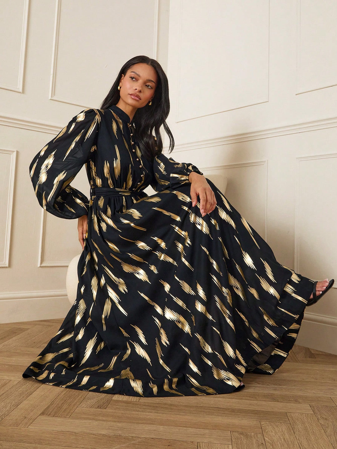 Rochie maxi SHEIN, negru
