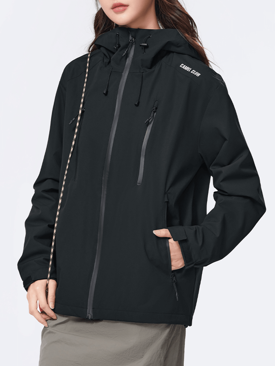 Jachetă sport SHEIN, negru