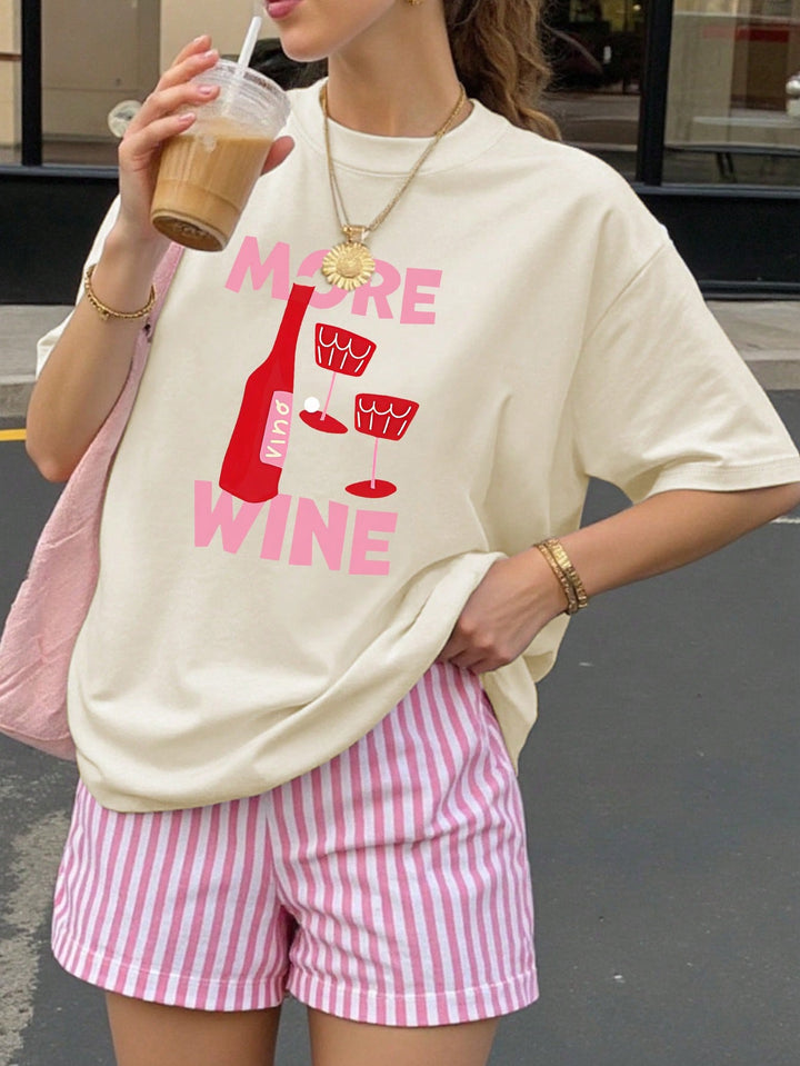Tricou SHEIN, bej