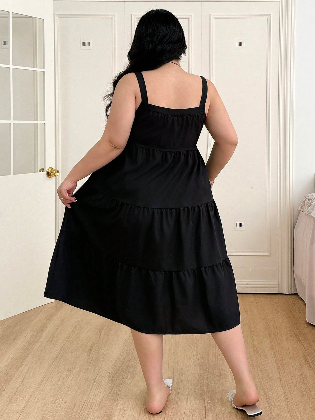 Rochie midi SHEIN, negru