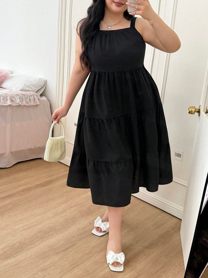 Rochie midi SHEIN, negru