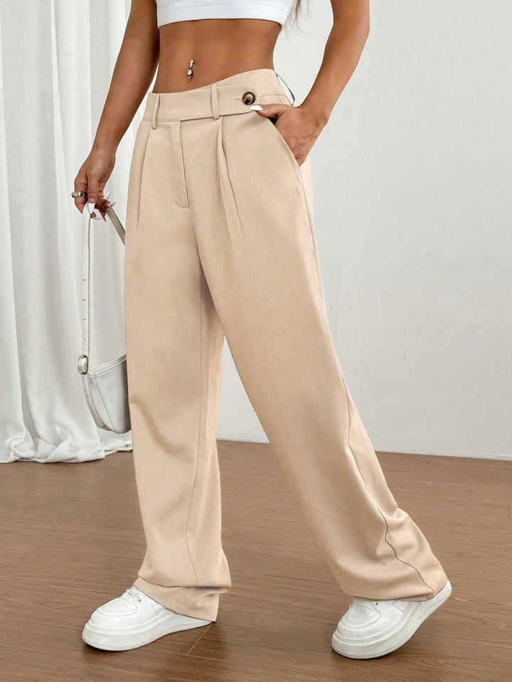 Pantaloni SHEIN, galben